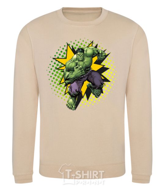 Sweatshirt Hulk explosion sand фото