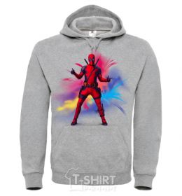 Men`s hoodie Wolverine splash sport-grey фото