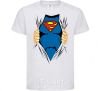 Kids T-shirt Superman shirt White фото