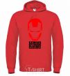 Men`s hoodie Genius billionaire playboy philantropist bright-red фото