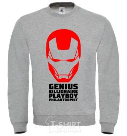 Sweatshirt Genius billionaire playboy philantropist sport-grey фото