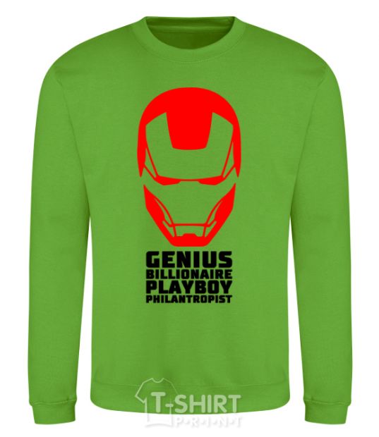 Sweatshirt Genius billionaire playboy philantropist orchid-green фото