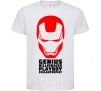 Kids T-shirt Genius billionaire playboy philantropist White фото