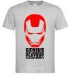 Men's T-Shirt Genius billionaire playboy philantropist grey фото