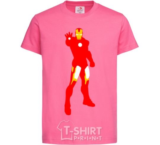 Детская футболка Iron man costume Ярко-розовый фото