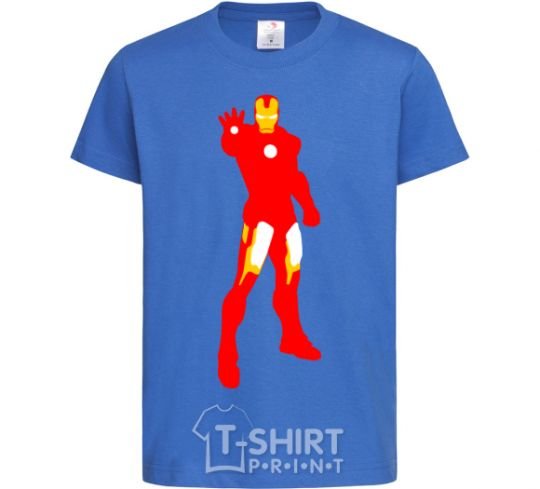 Детская футболка Iron man costume Ярко-синий фото