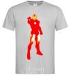 Мужская футболка Iron man costume Серый фото