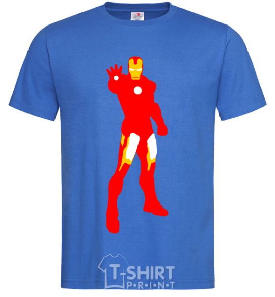 Men's T-Shirt Iron man costume royal-blue фото