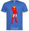 Men's T-Shirt Iron man costume royal-blue фото
