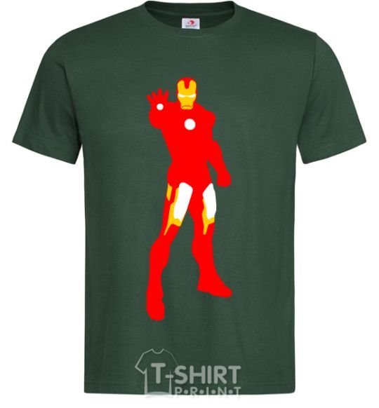Men's T-Shirt Iron man costume bottle-green фото