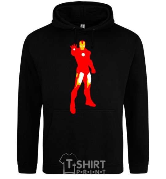 Men`s hoodie Iron man costume black фото