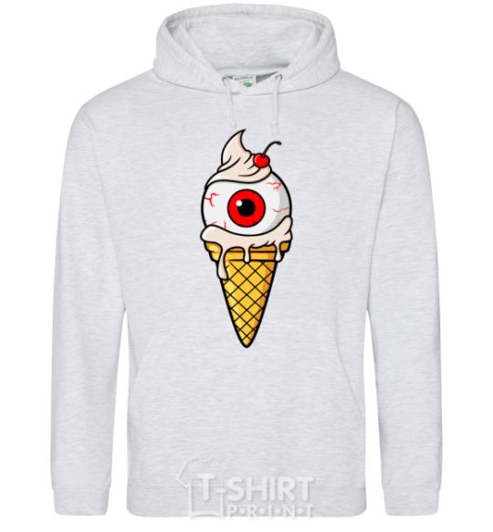 Men`s hoodie Eye scream sport-grey фото