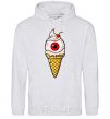 Men`s hoodie Eye scream sport-grey фото