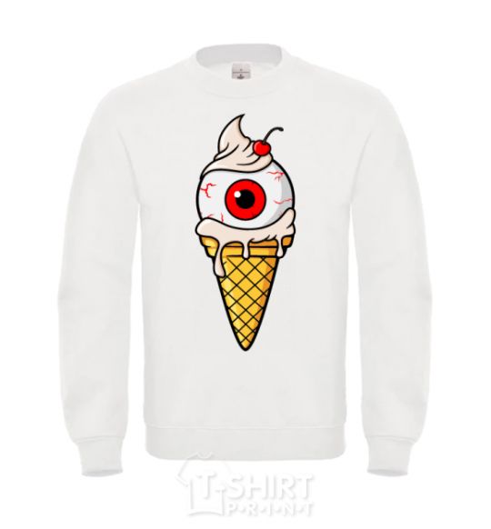 Sweatshirt Eye scream White фото