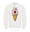 Sweatshirt Eye scream White фото