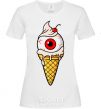 Women's T-shirt Eye scream White фото