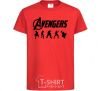 Kids T-shirt Avengers 5 red фото