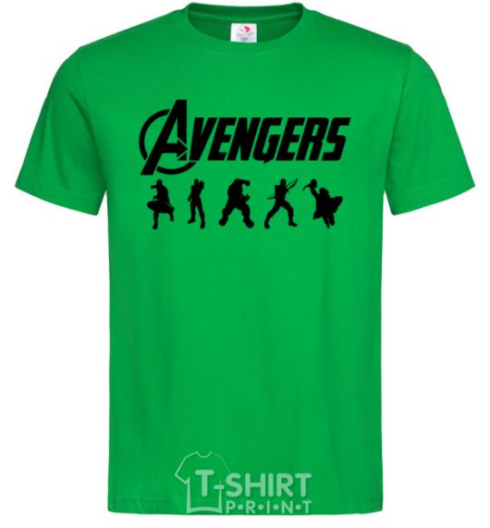 Мужская футболка Avengers 5 Зеленый фото