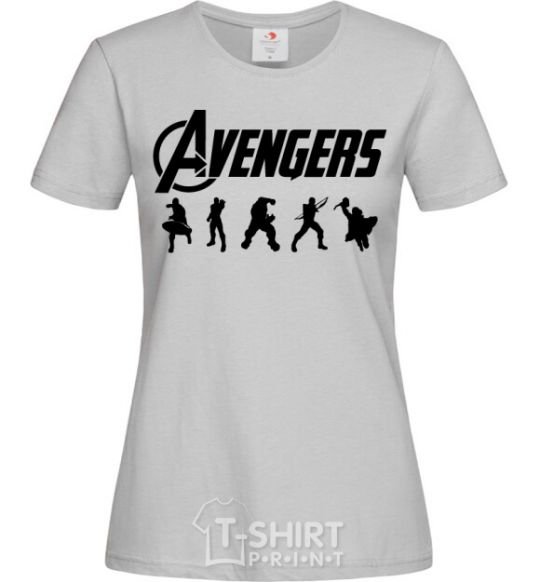 Women's T-shirt Avengers 5 grey фото
