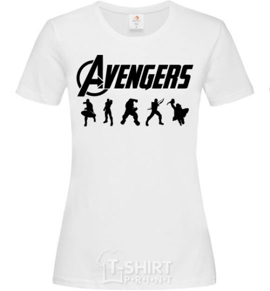 Women's T-shirt Avengers 5 White фото