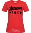 Women's T-shirt Avengers 5 red фото