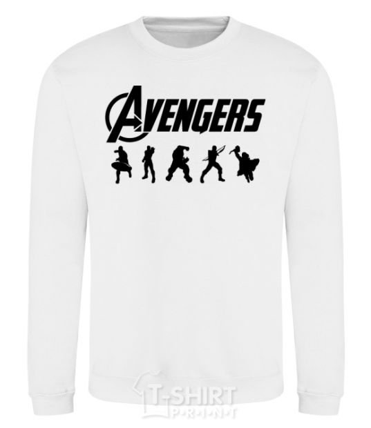 Sweatshirt Avengers 5 White фото