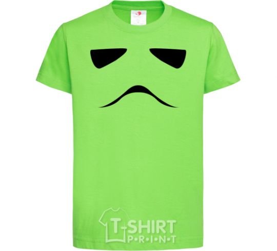 Kids T-shirt Stormtrooper minimalism orchid-green фото