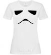 Women's T-shirt Stormtrooper minimalism White фото