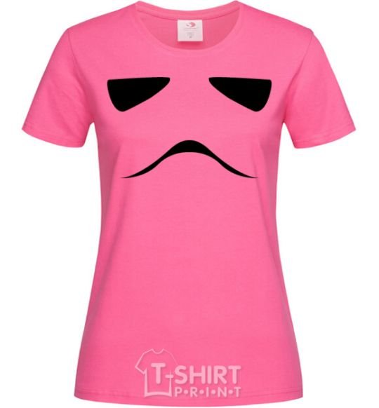 Women's T-shirt Stormtrooper minimalism heliconia фото