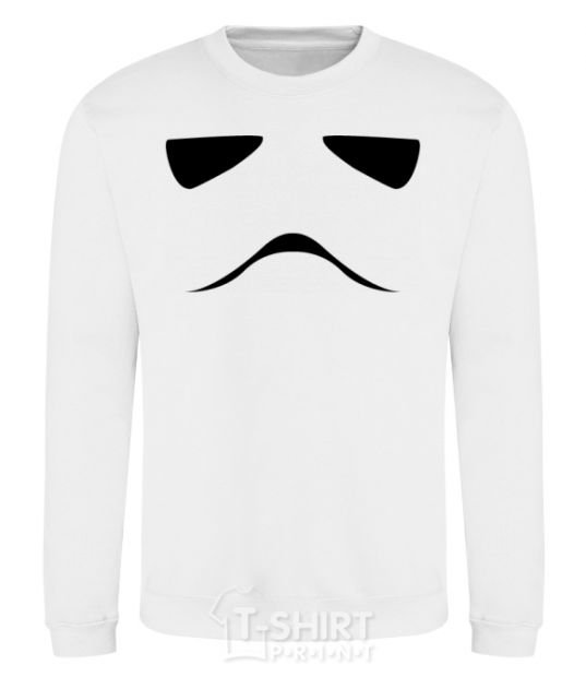 Sweatshirt Stormtrooper minimalism White фото