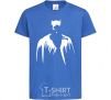 Kids T-shirt Batman silhouette royal-blue фото