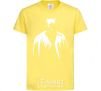 Kids T-shirt Batman silhouette cornsilk фото
