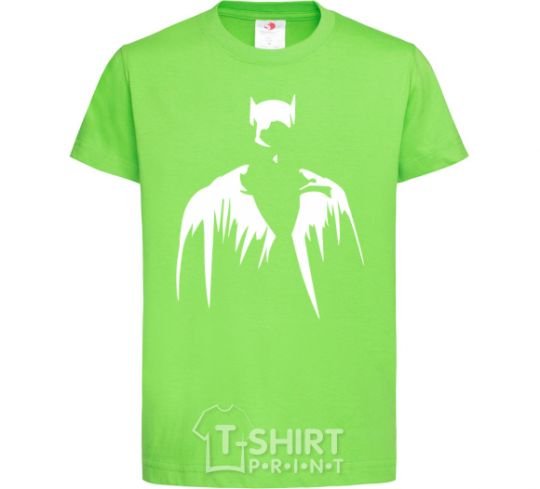 Kids T-shirt Batman silhouette orchid-green фото