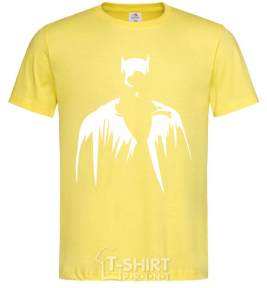 Men's T-Shirt Batman silhouette cornsilk фото