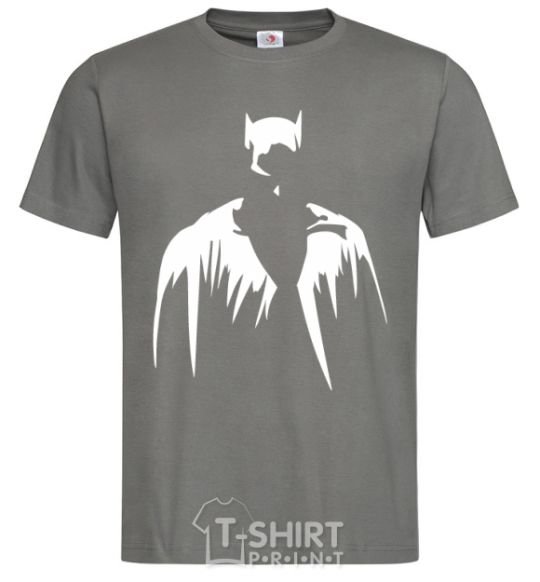 Men's T-Shirt Batman silhouette dark-grey фото