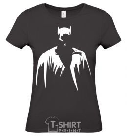 Women's T-shirt Batman silhouette black фото