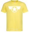 Мужская футболка Капитан Америка лого Лимонный фото