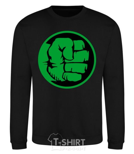Sweatshirt Hulk logo black фото