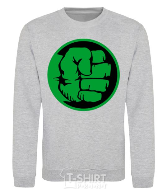 Sweatshirt Hulk logo sport-grey фото