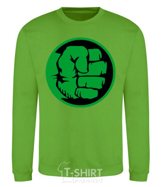 Sweatshirt Hulk logo orchid-green фото