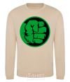 Sweatshirt Hulk logo sand фото