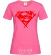 Women's T-shirt Shaded Superman logo heliconia фото