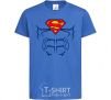 Kids T-shirt Superman Press royal-blue фото