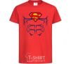 Kids T-shirt Superman Press red фото