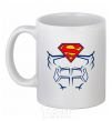 Ceramic mug Superman Press White фото