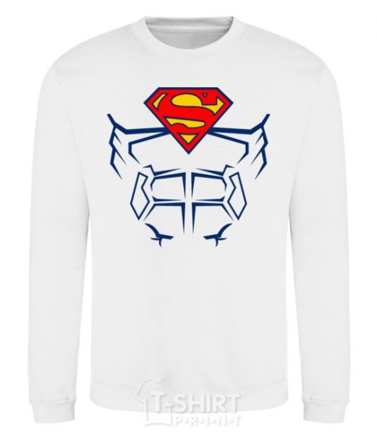 Sweatshirt Superman Press White фото