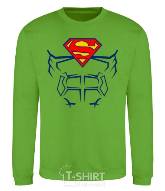 Sweatshirt Superman Press orchid-green фото