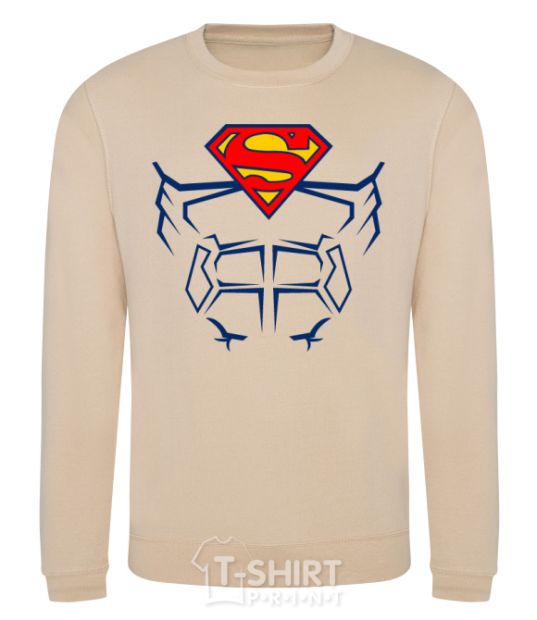 Sweatshirt Superman Press sand фото