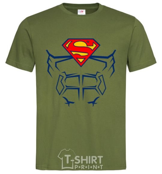 Men's T-Shirt Superman Press millennial-khaki фото