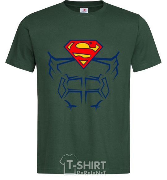 Men's T-Shirt Superman Press bottle-green фото